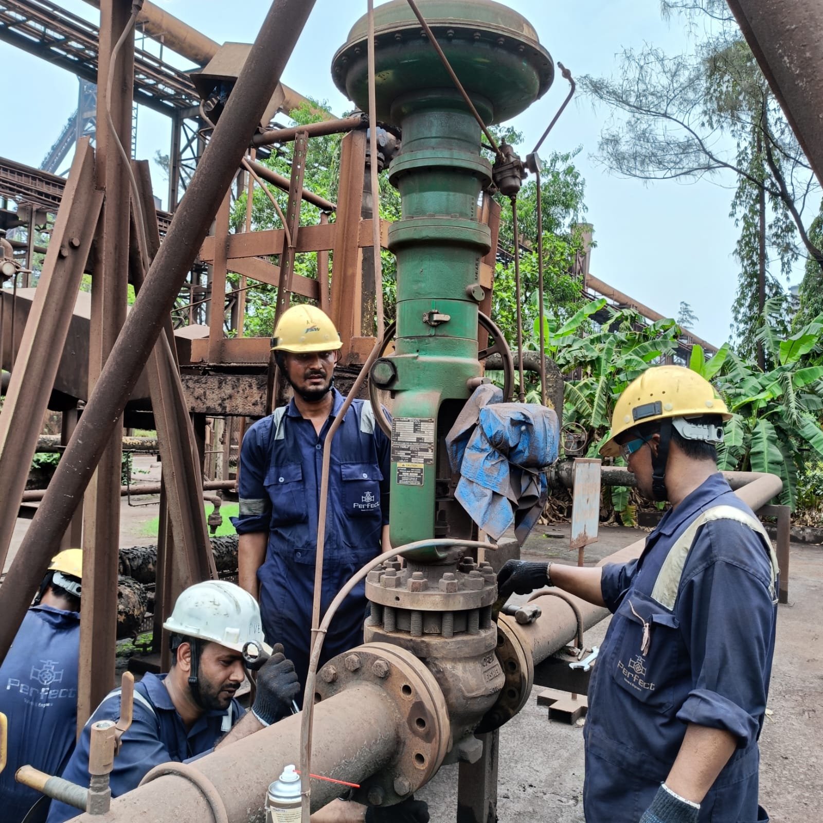 Control Valve Overhaul On Site